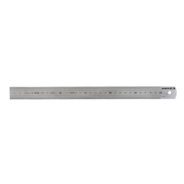 Stainless steel ruler with graduated scale type SR